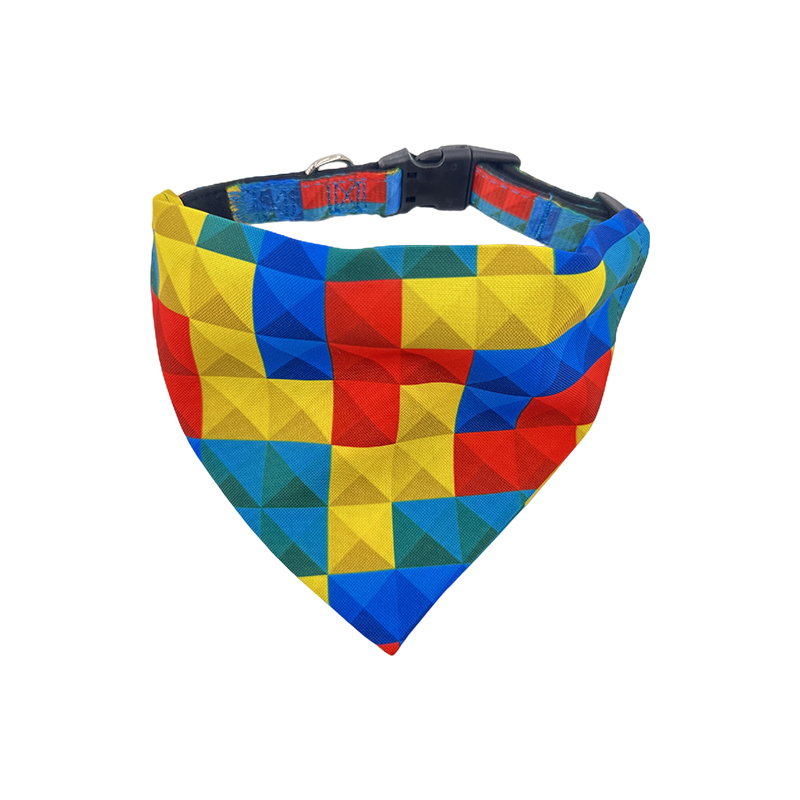 Buffalo Plaid Dog Bandanas Collars Pet Accessories para sa Small Medium Dogs Cats