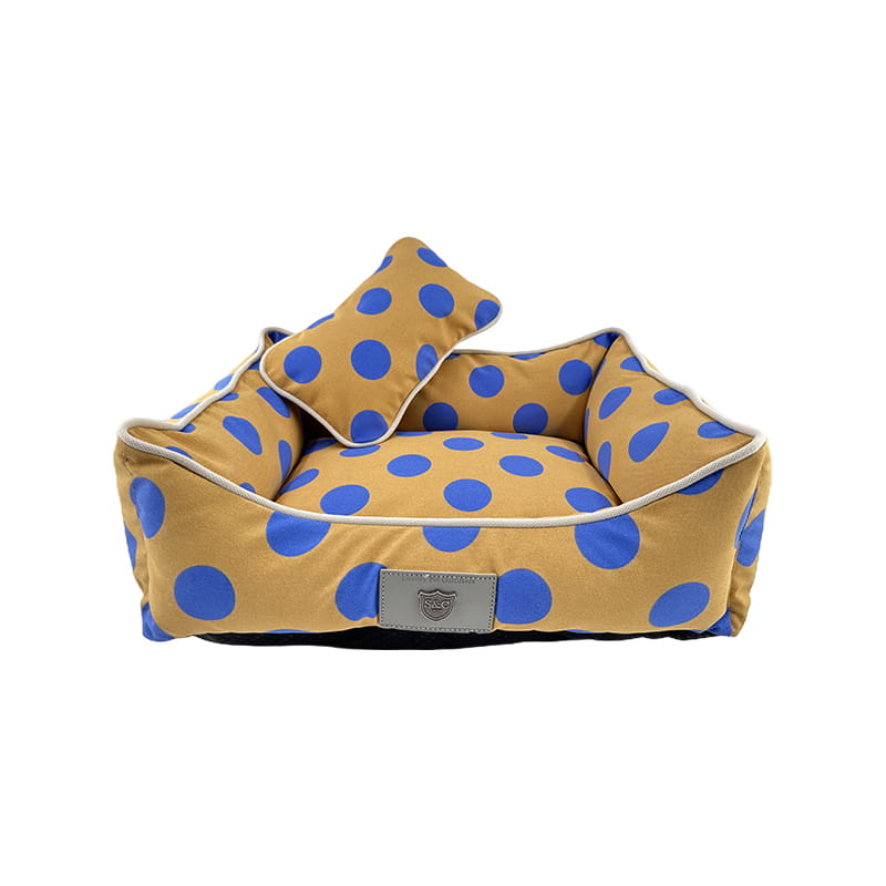 Polka Dot Dog Bed ng My Dog's Boutique